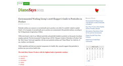 Desktop Screenshot of dianesays.com
